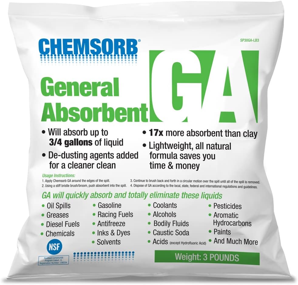CHEMSORB GA - General Absorbent, 3 Pound Bag