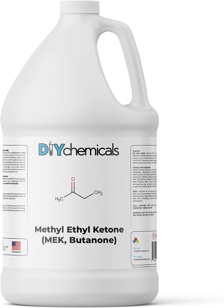DIYChemicals Methyl Ethyl Ketone (MEK) | 1 Gallon (128 fl oz)