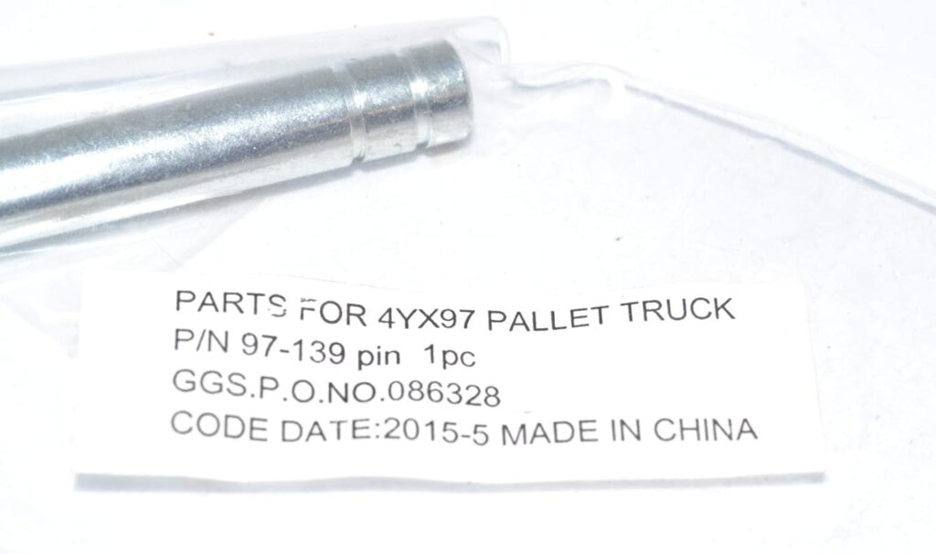 Dayton 97-139 46G287 Pin for use with 4XY97 Pallet Jack Truck