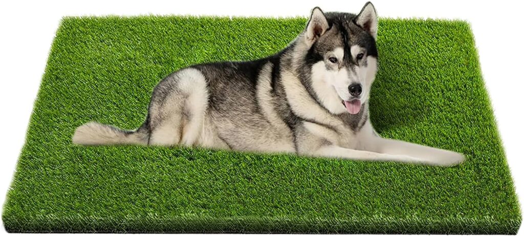 Artificial Grass, Professional Dog Grass Mat, Potty Training Rug and Replacement Artificial Grass Turf, Large Turf Outdoor Rug Patio Lawn Decoration, Easy to Clean with Drainage Holes (48x32 inch)