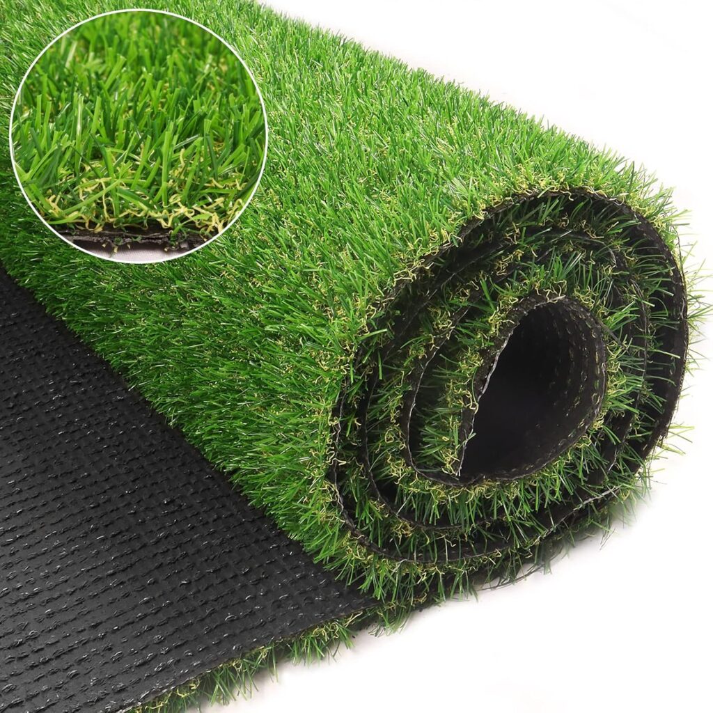 Weidear Artificial Turf Grass 3 ft x 5 ft, Realistic Fake Grass Rug with Drainage Holes, 20MM Indoor Outdoor Lawn Grass Landscape for Backyard Patio, Synthetic Grass Mat for Dogs Pets, Customized