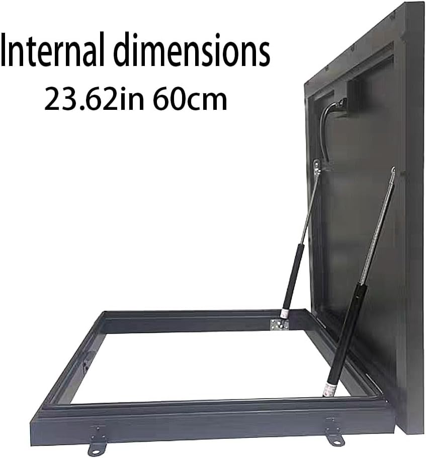 23.6 L X 23.6 W/27.5 L X 27.5 W/31.5 L X 31.5 W Galvanized Powder Coated Steel Roof Hatch; Roof Steel Security Door; Roof Access Hatch (31.5in)